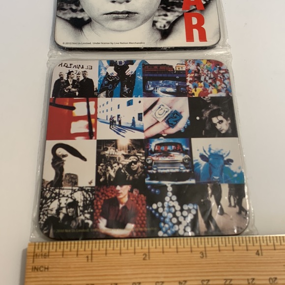 U2 Coaster Set collectible New - Picture 6 of 9